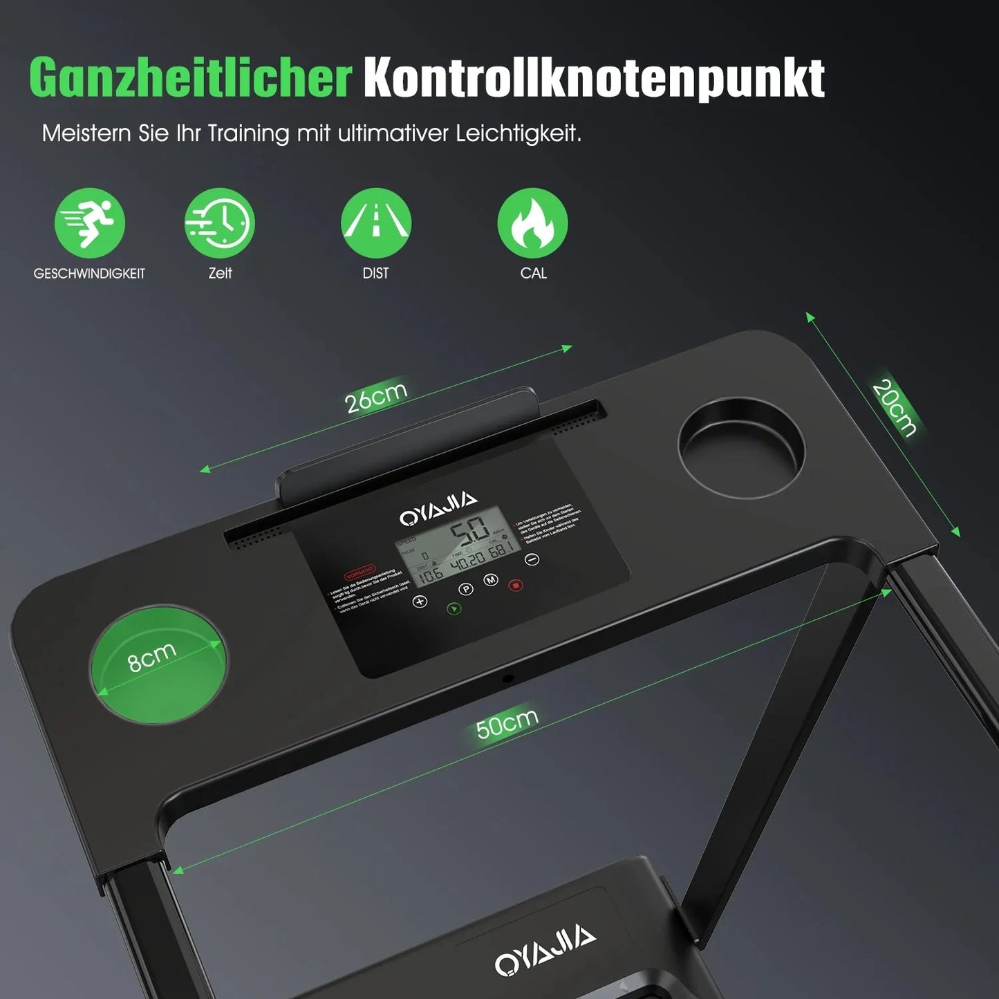 3-in-1 Folding Under Desk Treadmill for Home Use - 2.5HP Smart Walking Pad with APP Integration and LED Display